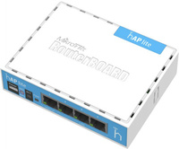 Маршрутизатор MikroTik RB941-2nD hAP lite with 650MHz CPU, 32MB RAM, 4xLAN, built-in 2.4Ghz 802.11b